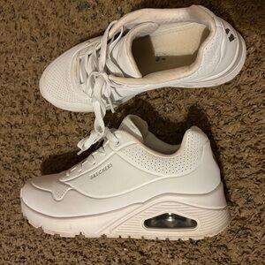 Skechers Women's White Athletic Sneakers